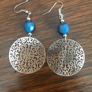 Silver Trewhiddle style Earrings